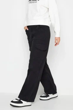 Petite Cotton Utility Trousers