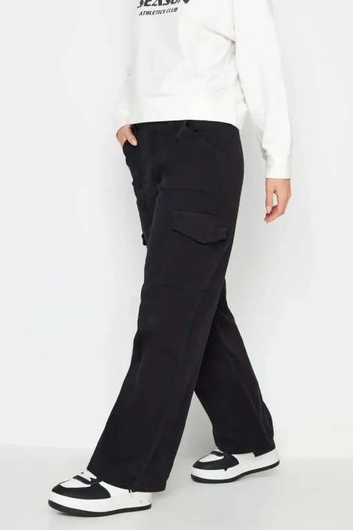 Petite Cotton Utility Trousers