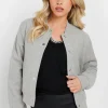 Petite Cropped Bomber