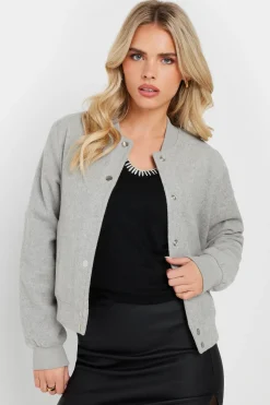 Petite Cropped Bomber