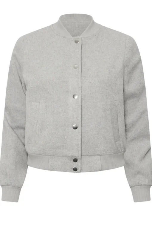 Petite Cropped Bomber