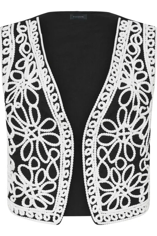 Petite Embroidered Waistcoat