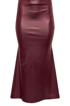 Petite Faux Leather Skirt