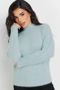 Petite Fluffy Knitted Jumper
