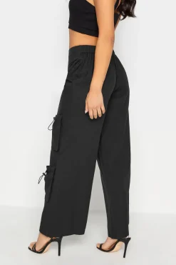 Petite Fold Over Waist Cargo Trousers
