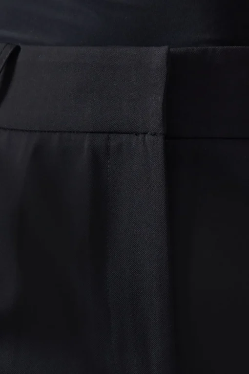 Petite High Waist Straight Leg Trouser