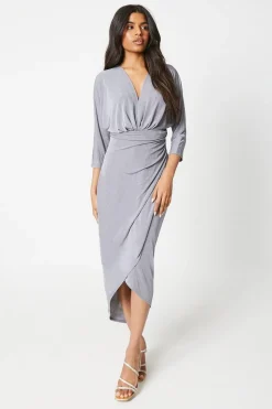 Petite Jersey Batwing Midi Dress