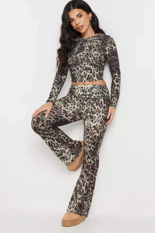 Petite Leopard Leggings
