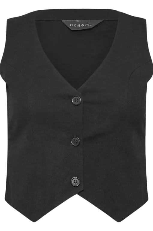 Petite Linen Waistcoat