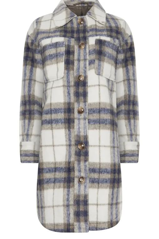 Petite Longline Printed Shacket