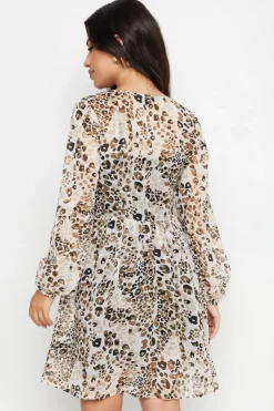 Petite Mini Smock Dress
