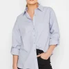 Petite Oversized Cotton Shirt