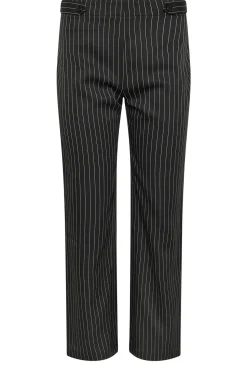 Petite Pinstripe Wide Leg Trousers