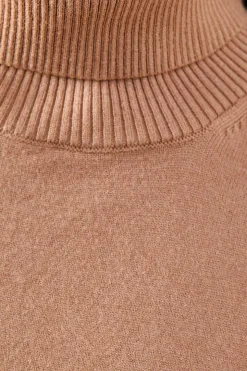 Petite Pocket Front Roll Neck Jumper