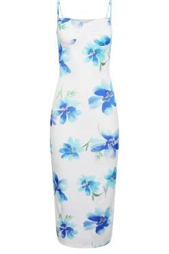 Petite Printed Maxi Slip Dress