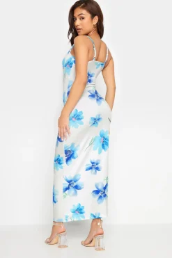 Petite Printed Maxi Slip Dress
