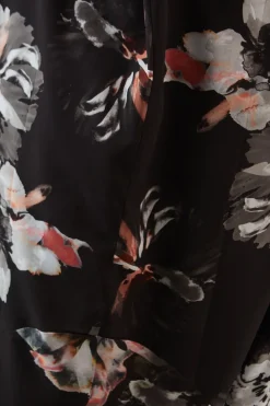 Petite Printed Tie Back Maxi Dress