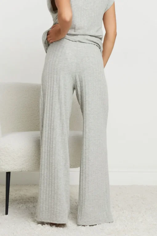 Petite Ribbed Trousers