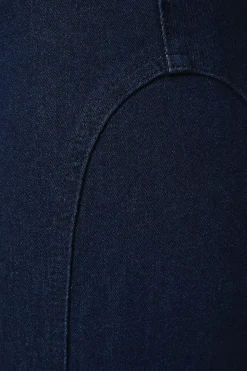 Petite Seam Detail Flare Jean