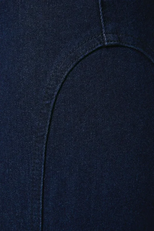 Petite Seam Detail Flare Jean