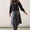 Petite Sequin Festive Star Jumper