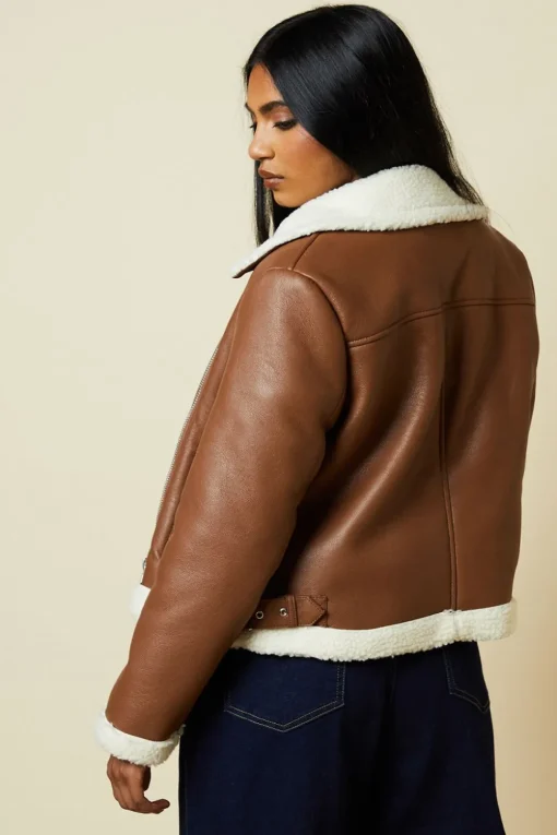 Petite Short Aviator Jacket