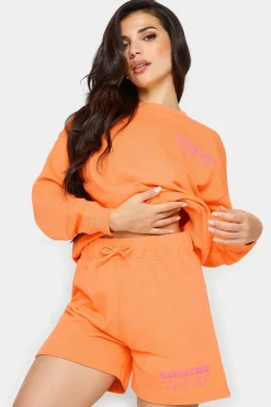 Petite Slogan Jogger Shorts