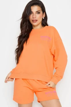 Petite Slogan Sweatshirt