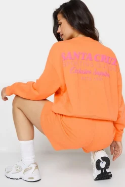 Petite Slogan Sweatshirt