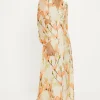 Petite Soft Floral Detail Cut Out Maxi Dress