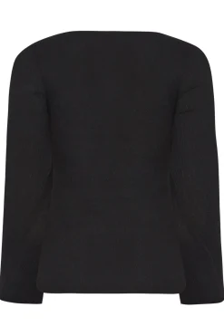 Petite Square Neck Long Sleeve Top
