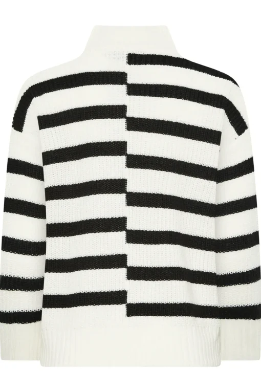 Petite Stripe Turtle Neck Jumper