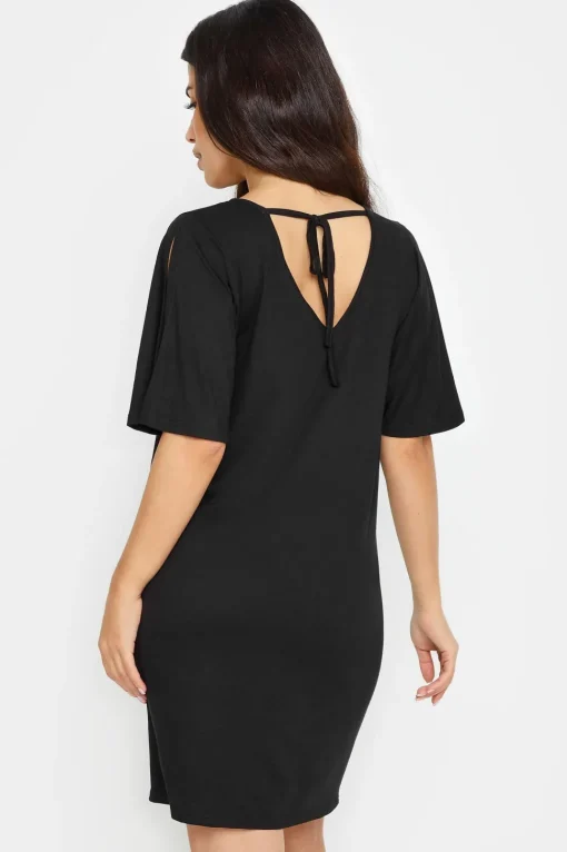 Petite Tie Back T-Shirt Dress
