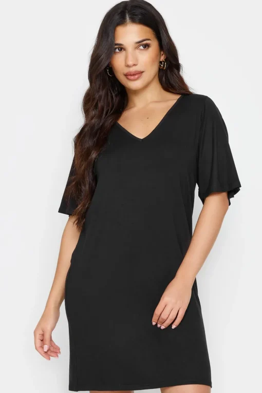 Petite Tie Back T-Shirt Dress