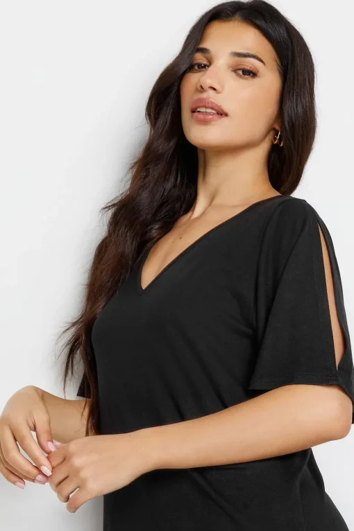 Petite Tie Back T-Shirt Dress