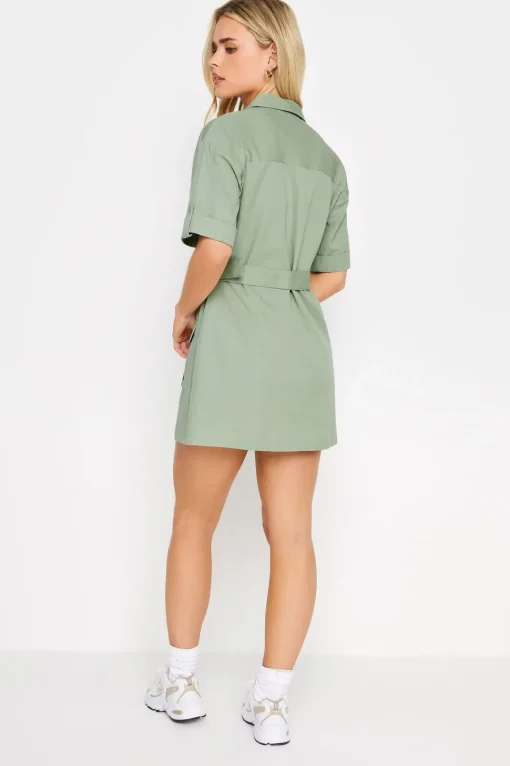 Petite Utility Mini Dress