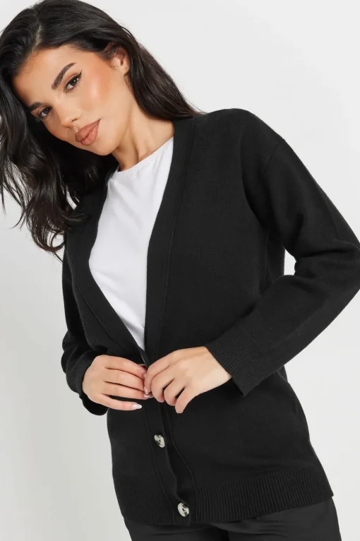 Petite V-Neck Cardigan