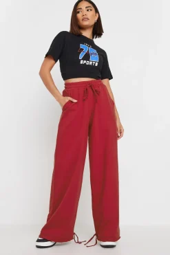 Petite Wide Leg Joggers