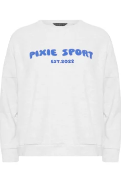 Petite 'Pixie Sport' Slogan Sweatshirt