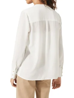 Philippa Pleated Blouse-Plain