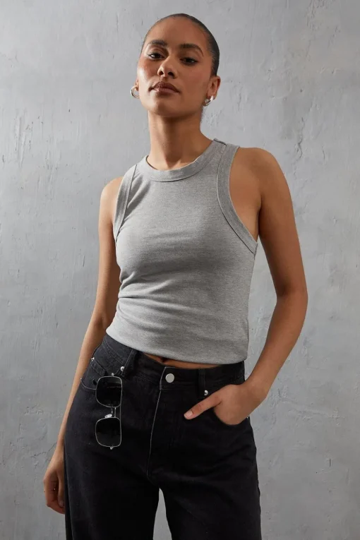 Plain Jersey Racer Vest