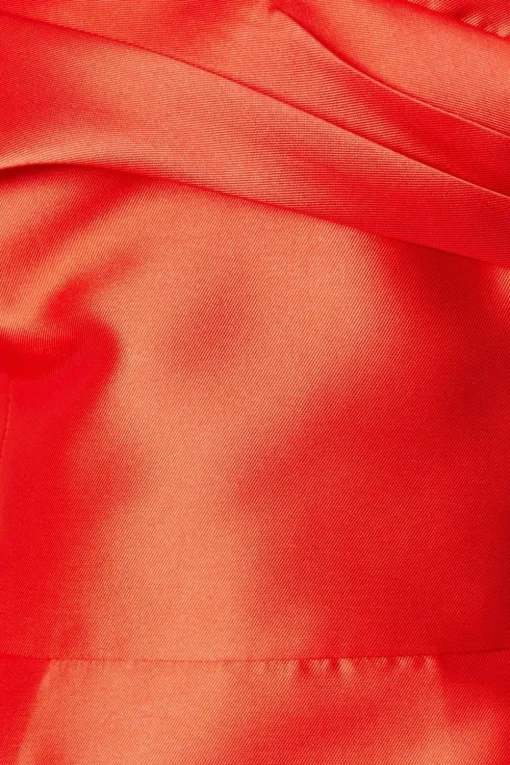 Pleat Detail Midi Dress