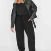 Pleat Front Cuffed Joggers