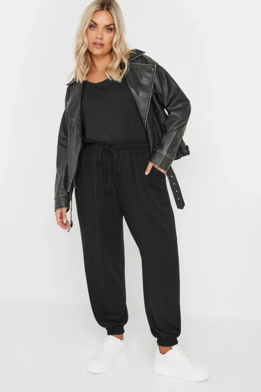 Pleat Front Cuffed Joggers