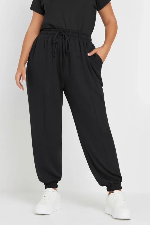 Pleat Front Cuffed Joggers