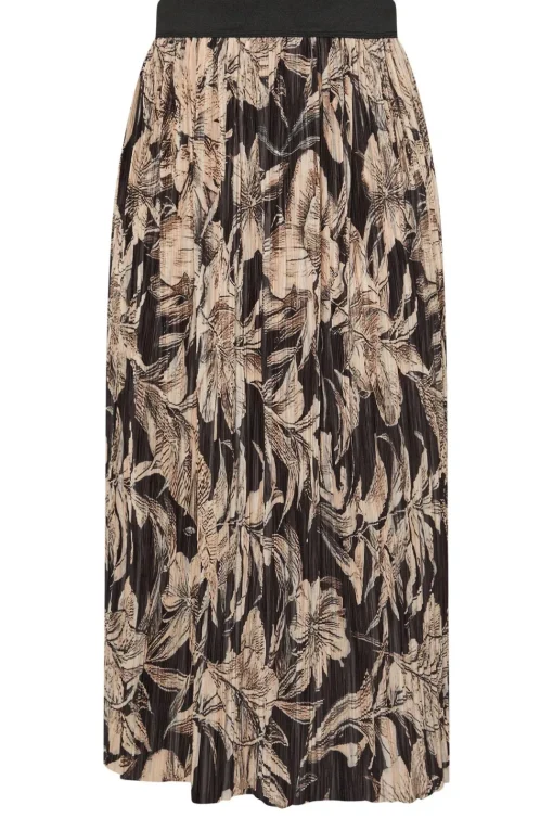 Pleated Maxi Skirt