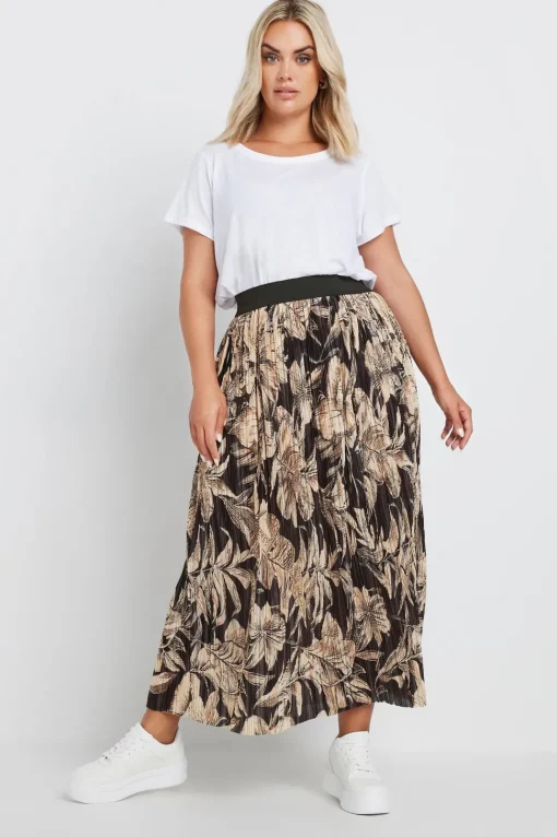 Pleated Maxi Skirt