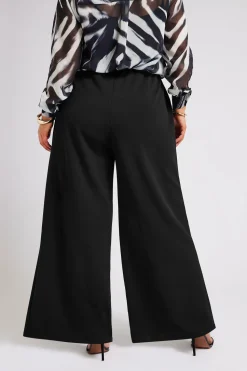 Pocket Front Wide Leg Trousers