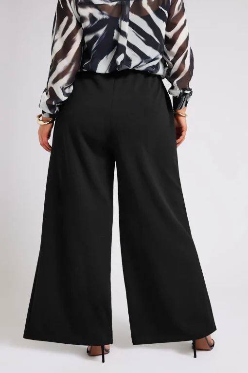 Pocket Front Wide Leg Trousers