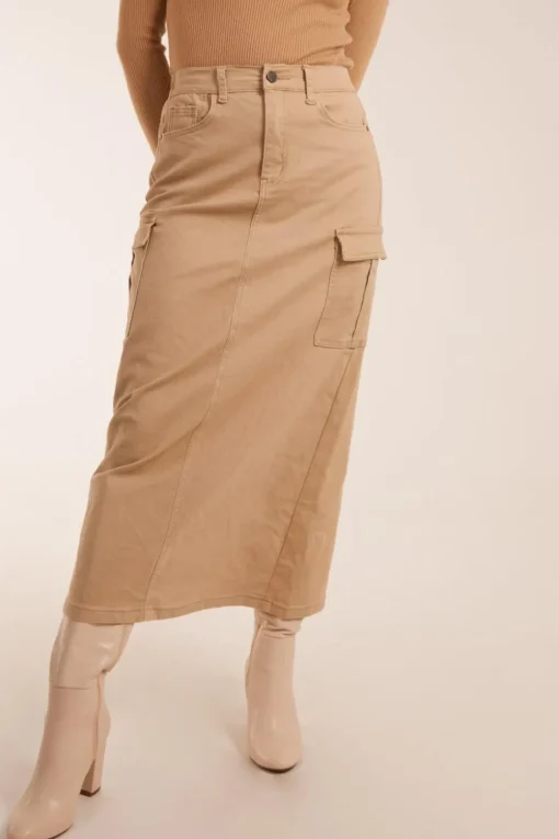 Pocket Midi Skirt